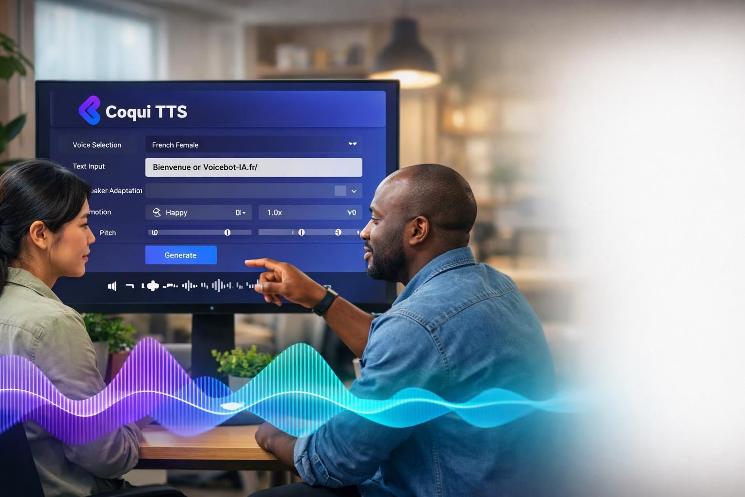 découvrez coqui tts, une solution de synthèse vocale open source idéale pour vos projets personnalisés, alliant qualité audio et flexibilité d'intégration.