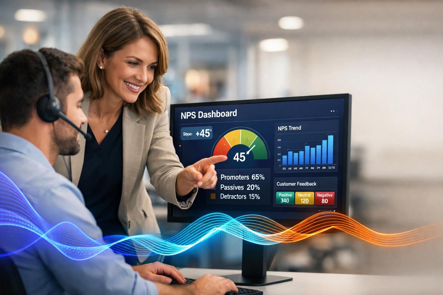 découvrez comment les voicebots, grâce à l'intelligence artificielle, améliorent la satisfaction client et augmentent le net promoter score (nps) pour une expérience client optimale.