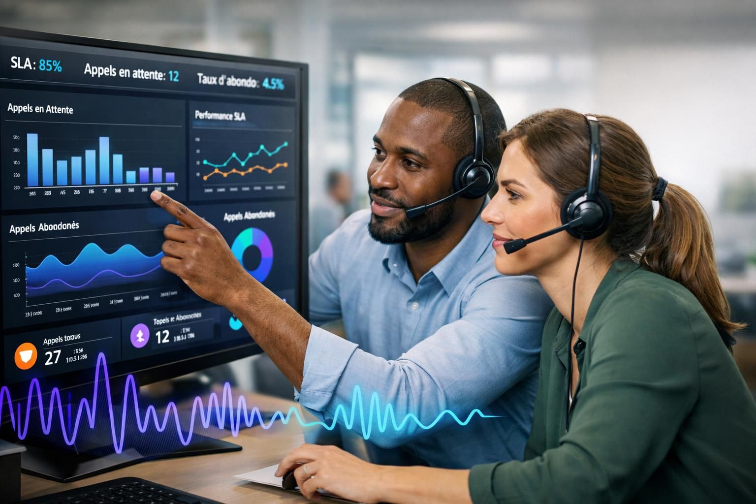 optimisez la gestion de vos appels grâce à nos tableaux de bord et kpis téléphoniques précis pour une supervision efficace et en temps réel.