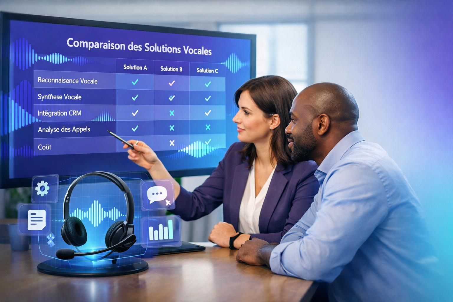 découvrez les meilleures solutions vocales en français, alliant intelligence artificielle et technologie avancée pour une expérience utilisateur optimale.