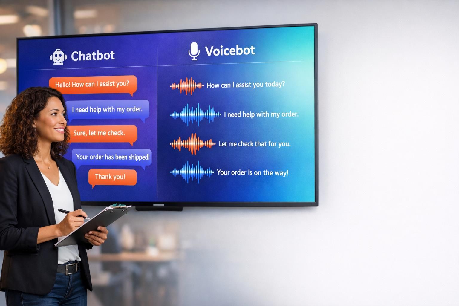 découvrez les différences clés entre voicebots et chatbots, leurs fonctionnalités, avantages et cas d'utilisation pour choisir la solution adaptée à vos besoins.