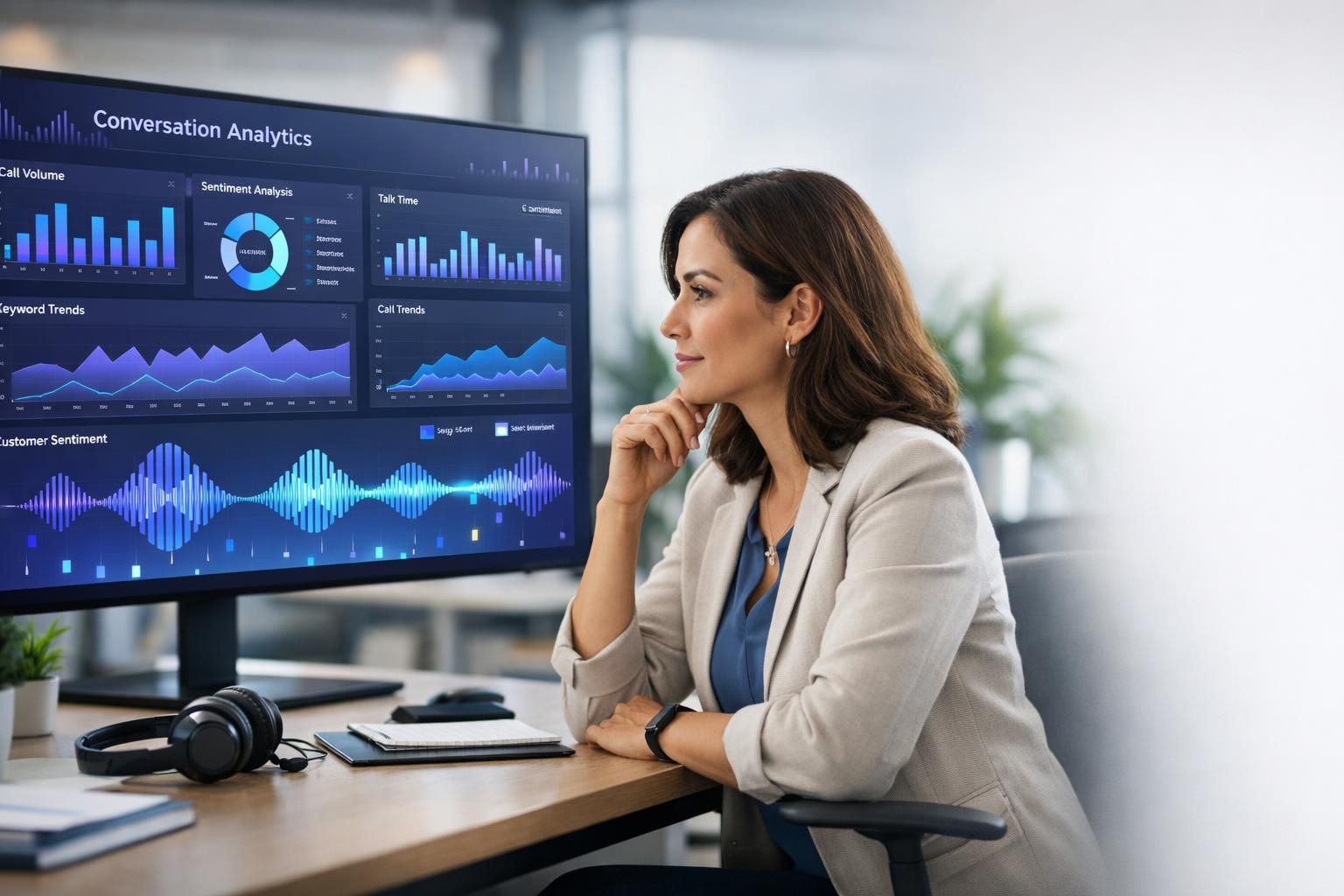 découvrez comment l'analyse conversationnelle permet d'exploiter efficacement les données des appels clients pour améliorer la relation client et optimiser les performances.