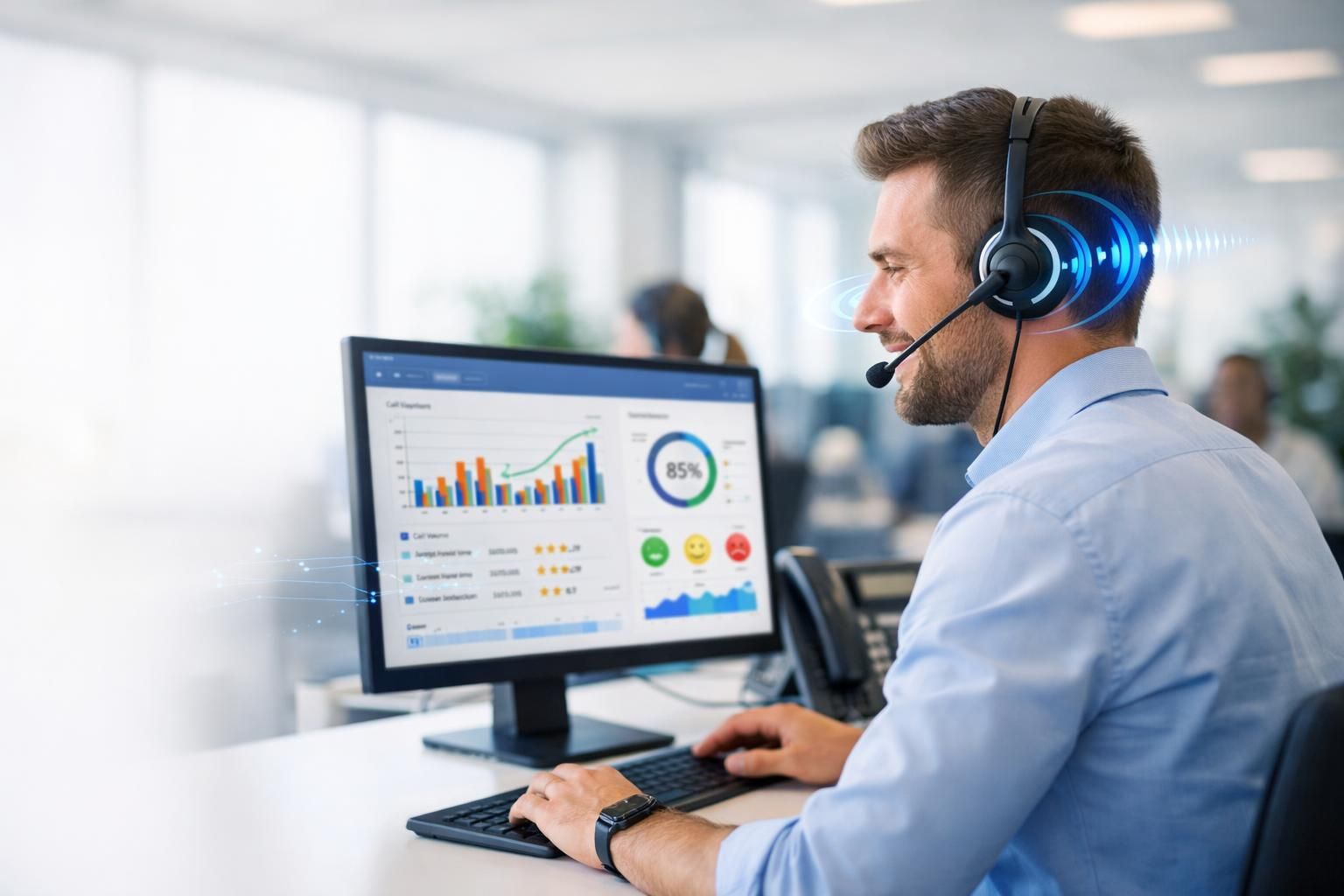 découvrez comment l'analyse conversationnelle permet d'exploiter efficacement les données des appels clients pour améliorer la relation client et optimiser la performance de votre entreprise.