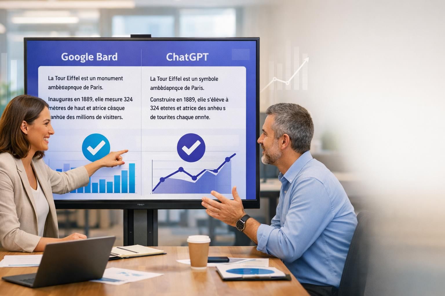 découvrez la comparaison approfondie entre google bard et chatgpt, les deux géants de l'ia conversationnelle, pour comprendre leurs forces, faiblesses et applications.