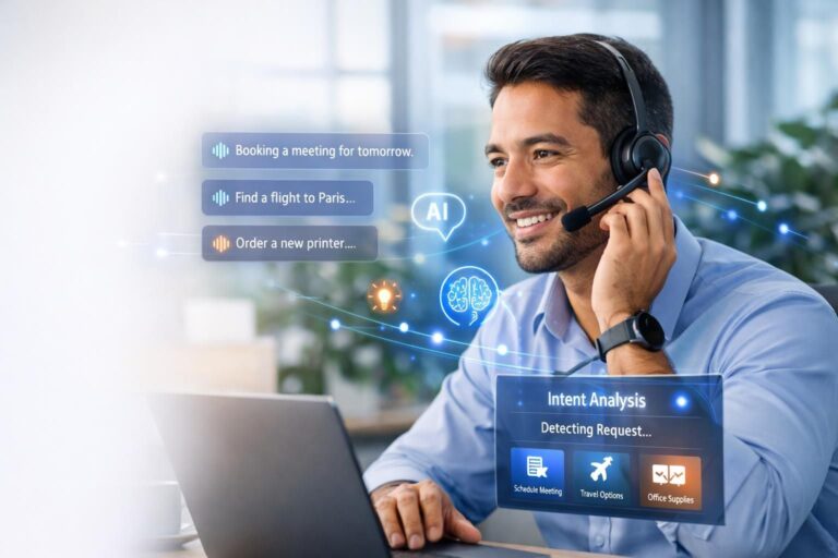 découvrez comment les voicebots utilisent la détection d'intention pour comprendre et répondre efficacement à vos demandes vocales, améliorant ainsi l'expérience utilisateur.