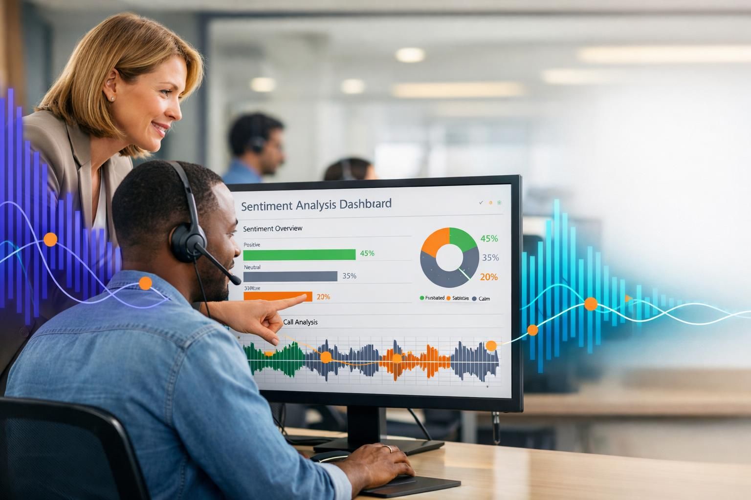 découvrez comment l'analyse vocale des sentiments permet de détecter les émotions des appelants pour améliorer l'expérience client et optimiser les interactions téléphoniques.