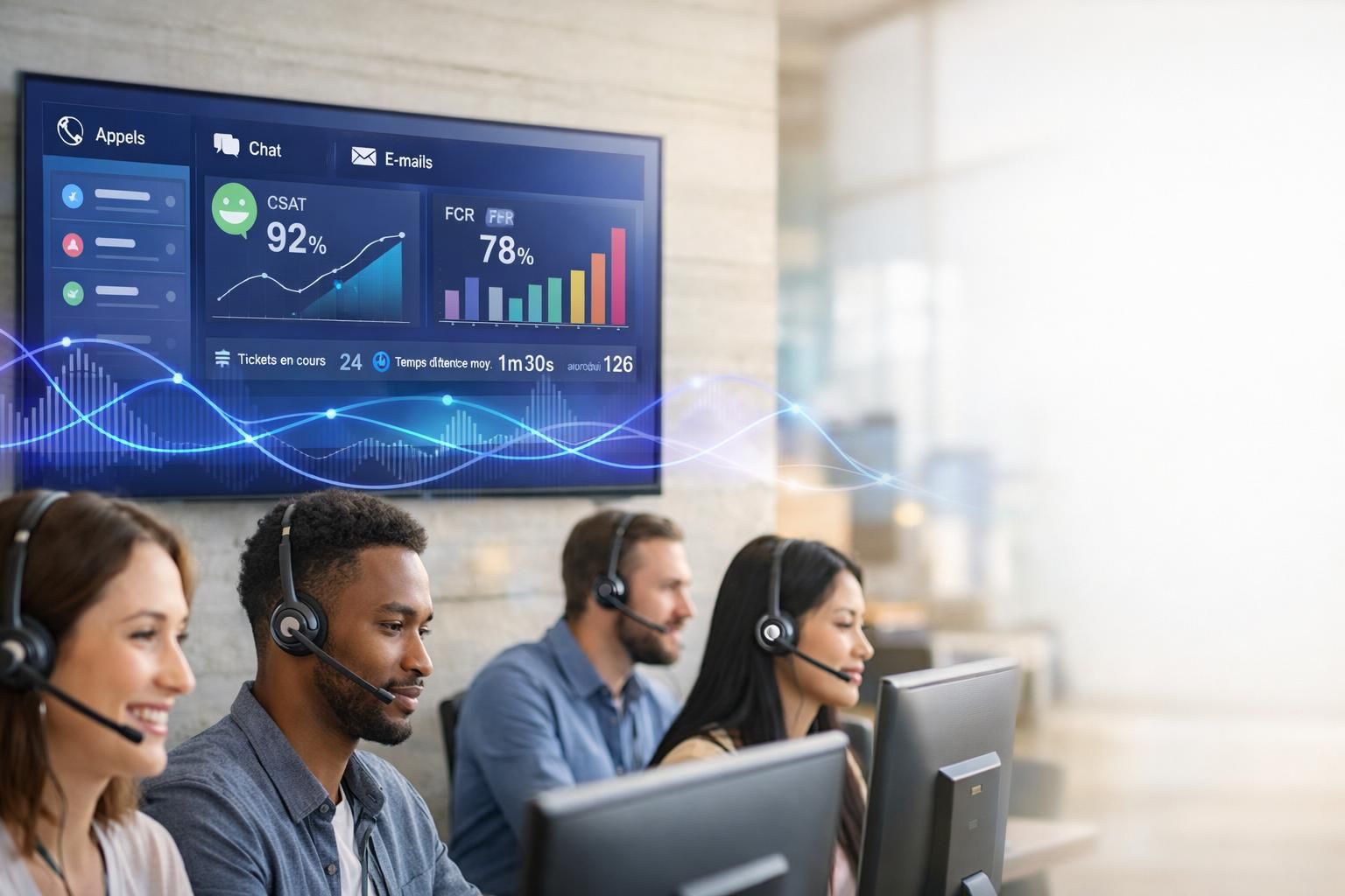 découvrez comment unifier téléphone, chat et email pour offrir un service client omnicanal efficace et améliorer l'expérience utilisateur.
