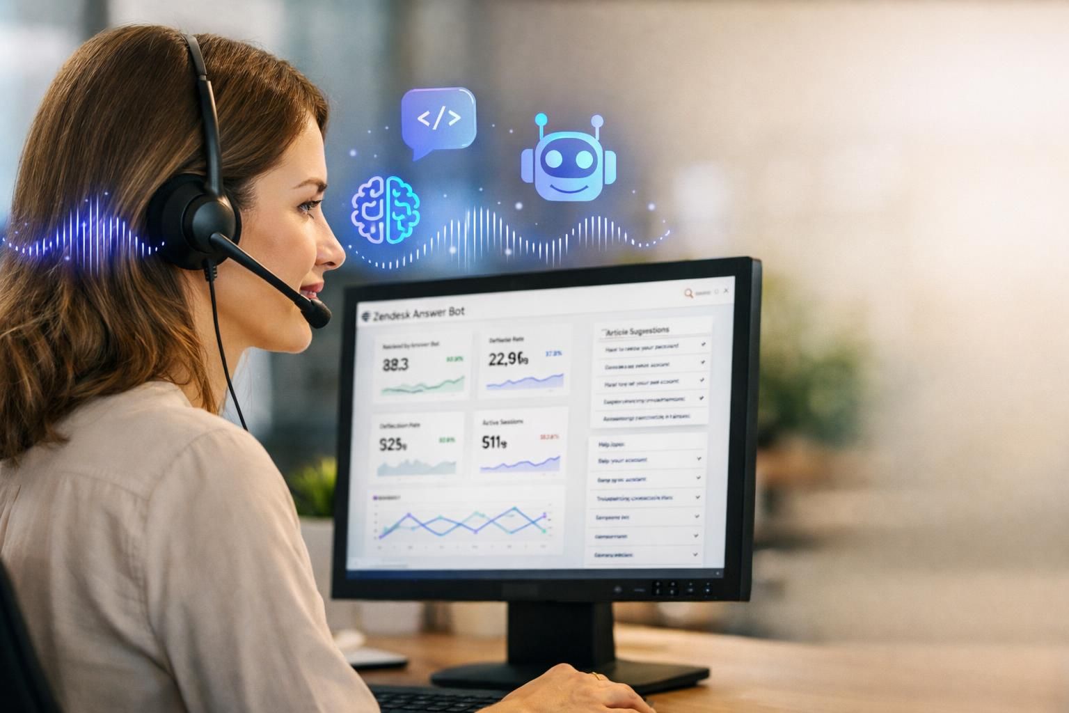 découvrez zendesk answer bot, l'intelligence artificielle qui automatise le support client pour offrir des réponses rapides et efficaces, améliorant ainsi la satisfaction de vos clients.