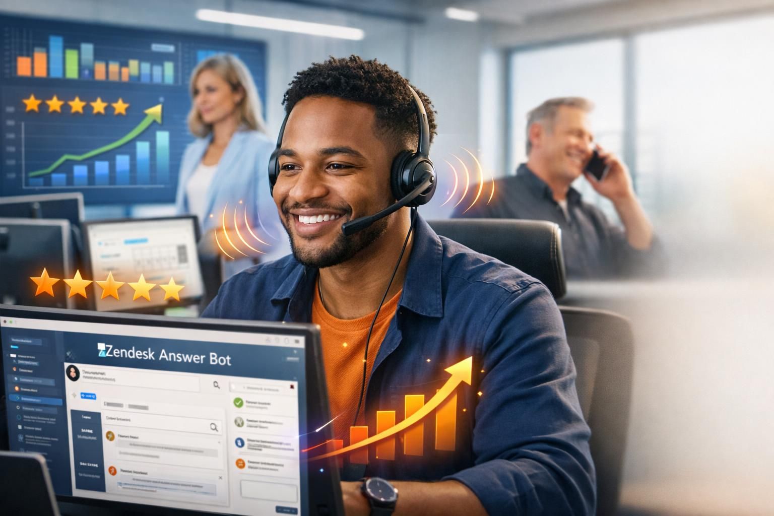 découvrez zendesk answer bot, l'ia innovante qui automatise le support client pour offrir des réponses rapides et efficaces, améliorant ainsi l'expérience utilisateur.